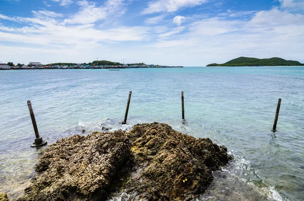 Green island and sea nature landscape — Stock Photo, Image