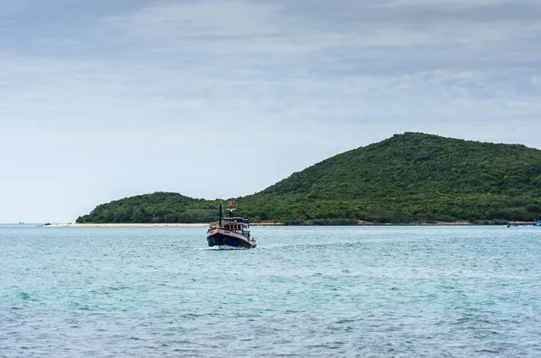 Green island and sea nature landscape — Stock Photo, Image