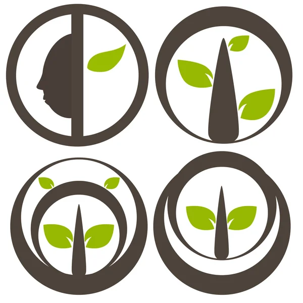 Natuur boom symbool illustratie — Stockvector