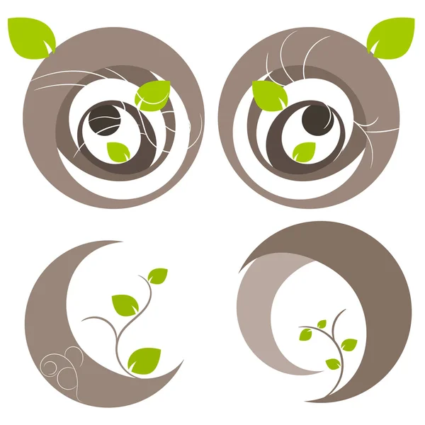 Natuur boom symbool illustratie — Stockvector