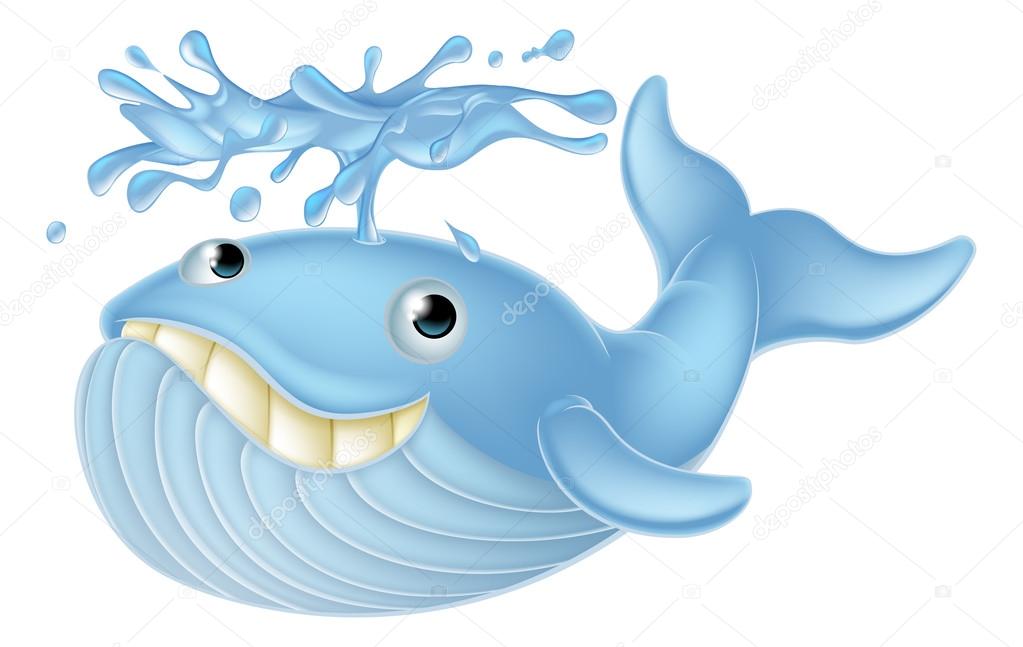 Cartoon Whale Mascot — Stock Vector © Krisdog #100772238