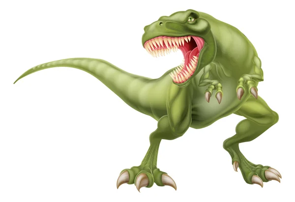 T Rex dinosaurie Illustration — Stock vektor