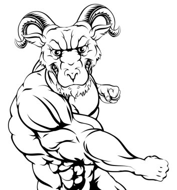 RAM maskot Delme