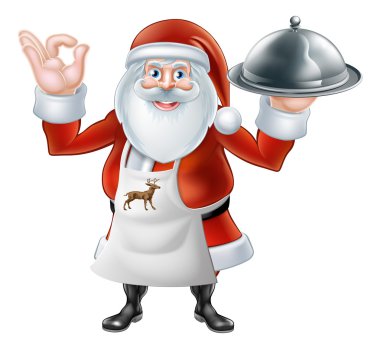 Santa Şef Noel yemeği