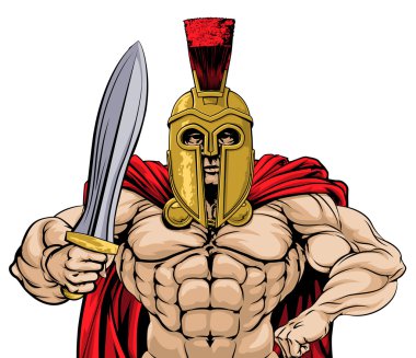 bir gladiato gösteren resim