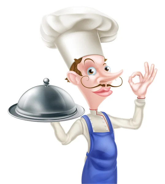 Chef-kok Perfect teken — Stockvector