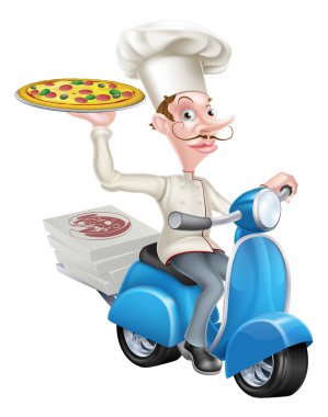 Pizza teslim Chef Moped