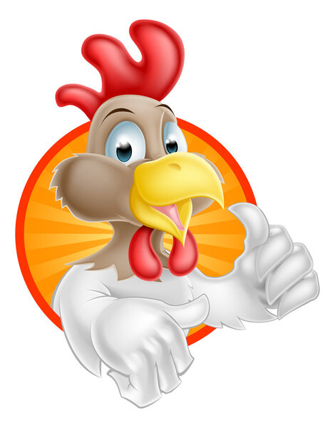 Chicken Thumbs Up Design
