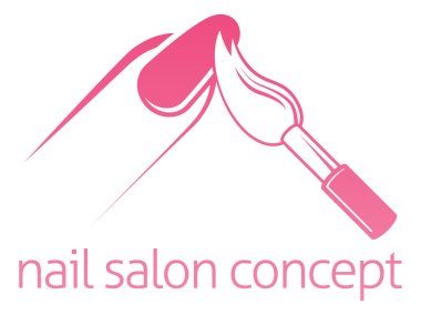 Nail Salon Concept clipart