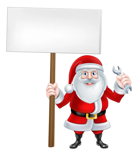 Santa klíč znaménko — Stockový vektor