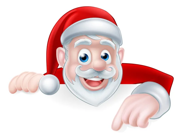 Santa claus wijzen — Stockvector