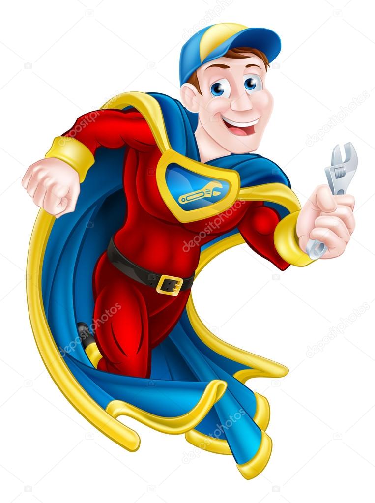 Superhero Plumber or Mechanic