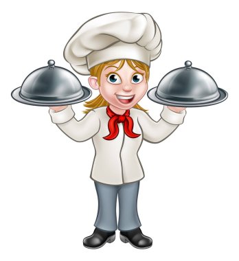 Kadın Şef Çizgi Film Karakteri