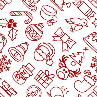 Noel Desenli Kusursuz Arkaplan