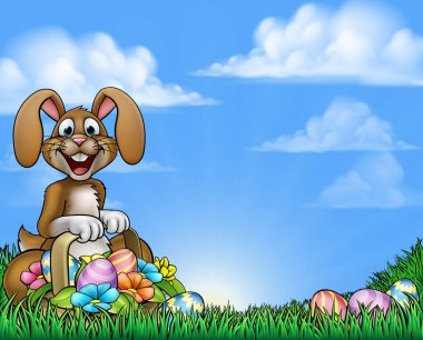 Paskalya Tavşanı Arkaplanı