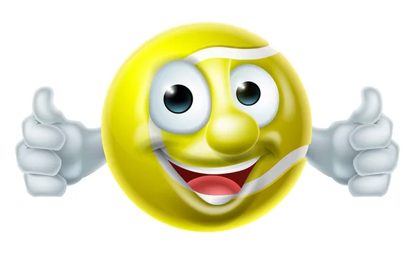 Cartoon Tennis Ball Man — Stockový vektor