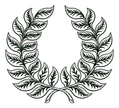 Laurel Wreath Design clipart