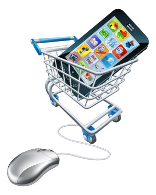 Telefonu fare araba konsepti