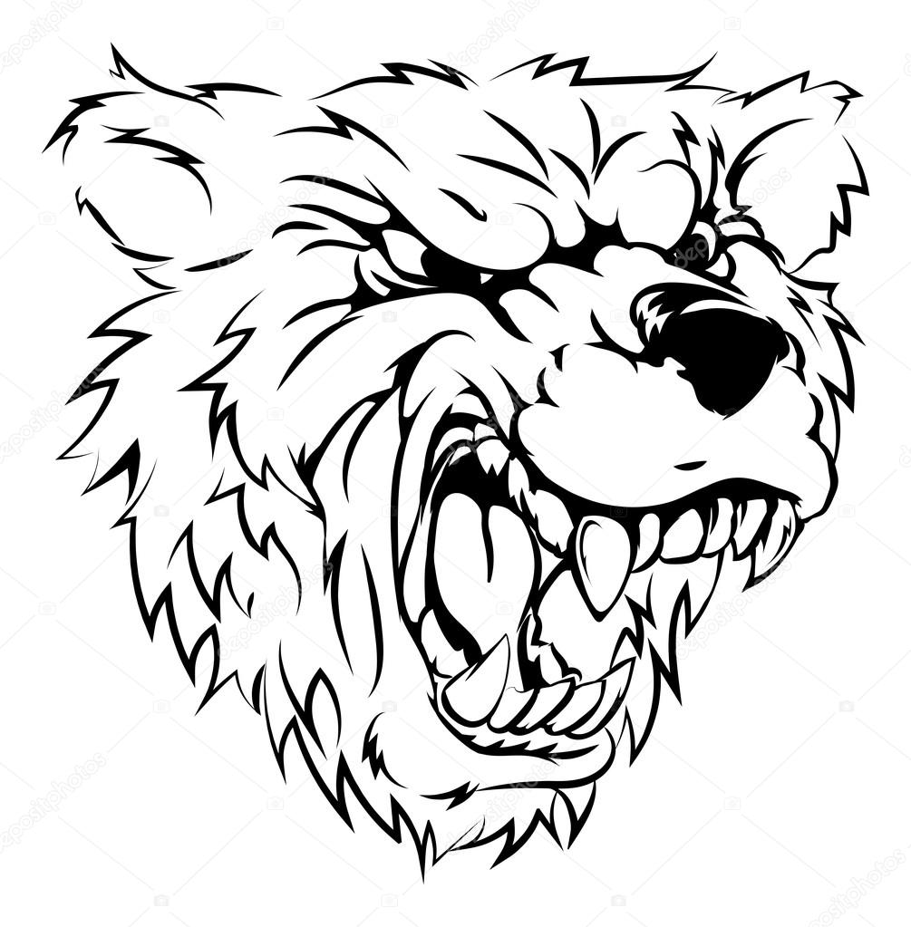 Bear mascot character