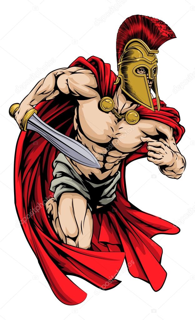 Spartan sports mascot
