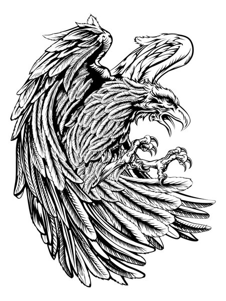 Винтажный орёл
