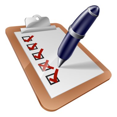 Küçük tahta üzerinde yazma kalemi