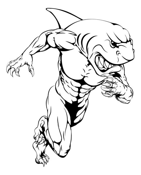 Бег талисмана акул
