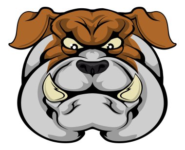 Bulldog maskot yüz
