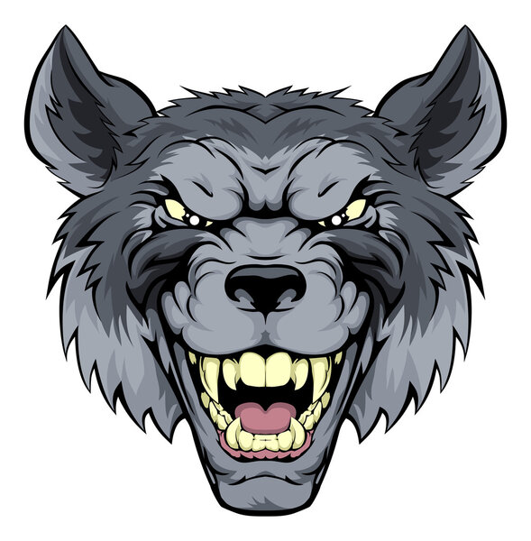 Средний волк-талисман
