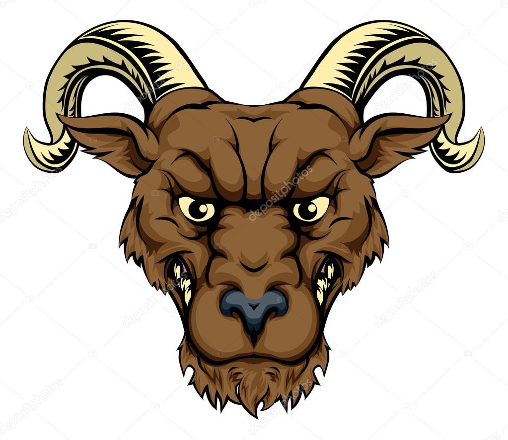 Ram mascot head