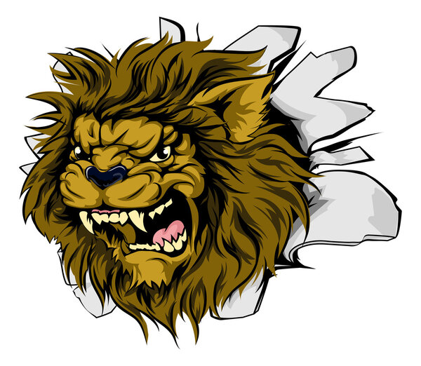 Талисман Льва атакует сквозь стену
