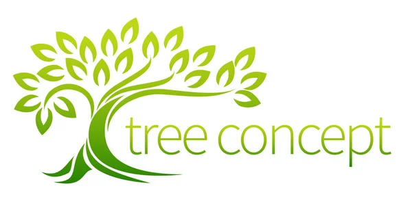 Tree ikon konceptet — Stock vektor