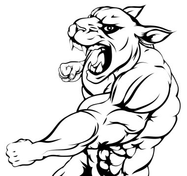 Panter maskotu mücadele