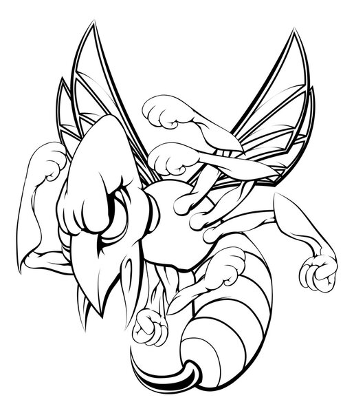 Символ осы-шершня
