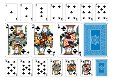 Poker Kulübü oyun kağıdı boyutu artı işareti ters çevir