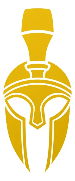 Spartan of Trojaan helm-pictogram — Stockvector