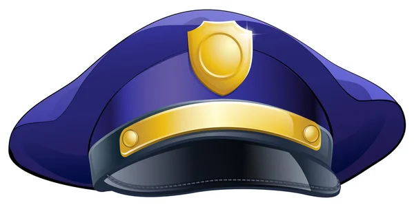 Icona cappello poliziotto — Vettoriale Stock