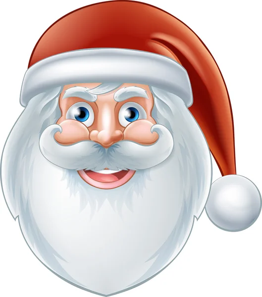 Cartoon gelukkig santa claus — Stockvector