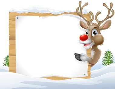 Noel reindeer işareti