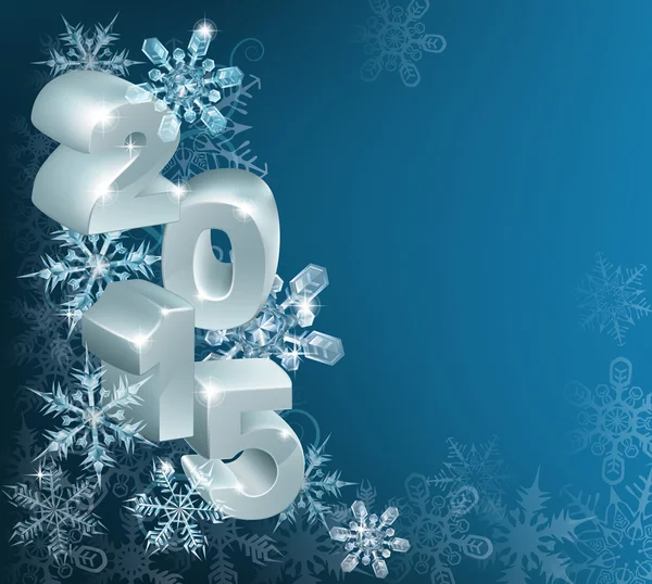 크리스마스 또는 새 해 2015 배경 — 스톡 벡터
