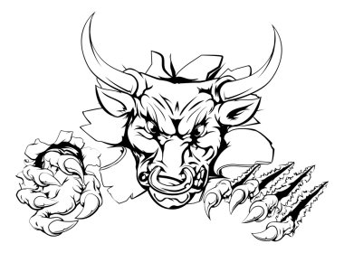 Boğa ile arka plan kopyalama