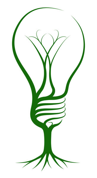 Концепция дерева лампочек
