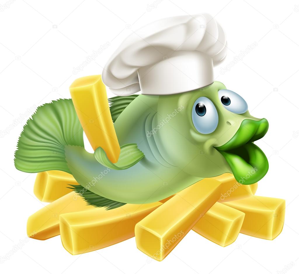 Fish and chips chef