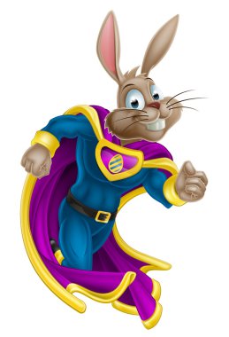 Easter Bunny Super Hero clipart