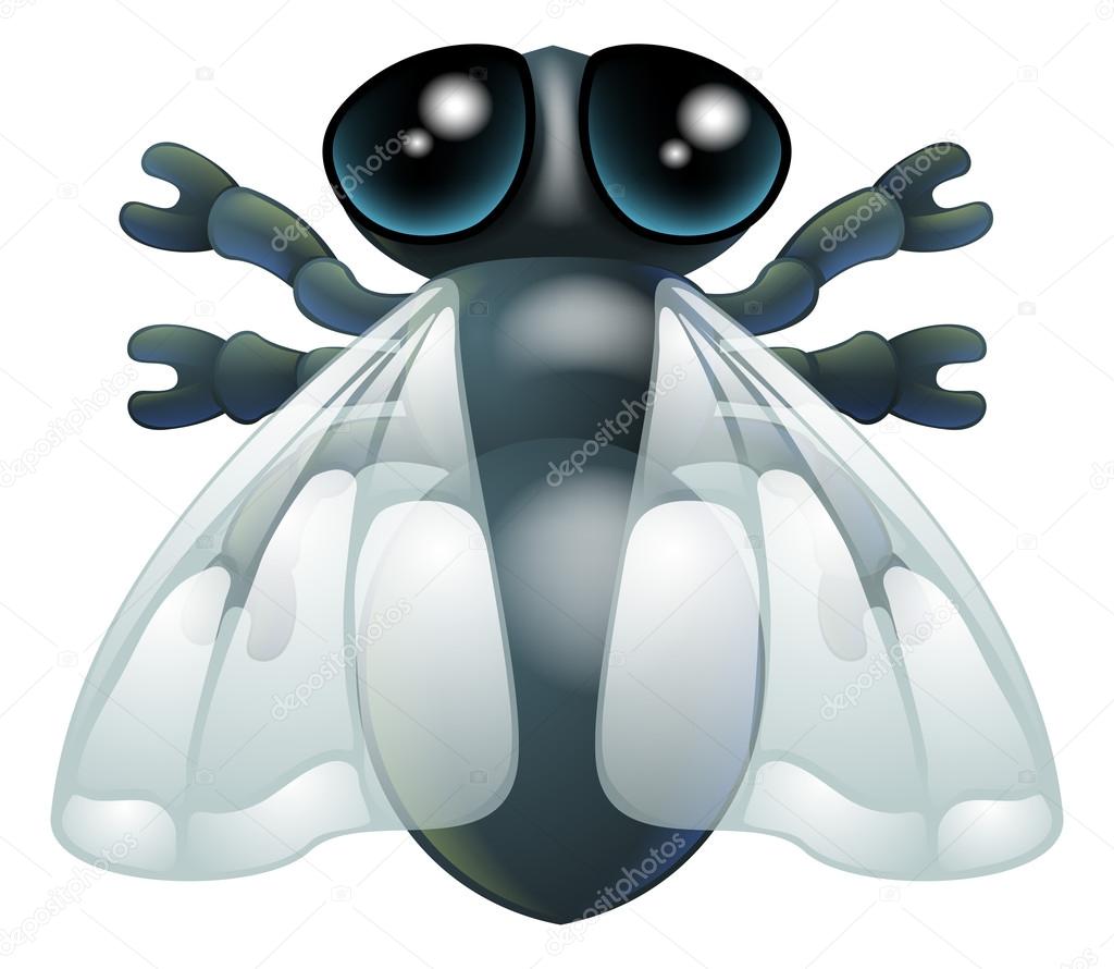 Cartoon fly bug