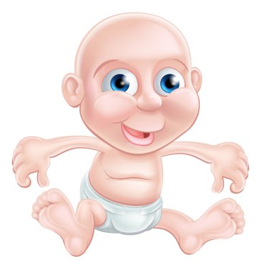 karikatür bebek