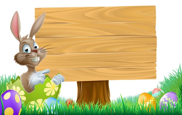 Easter bunny tecken — Stock vektor