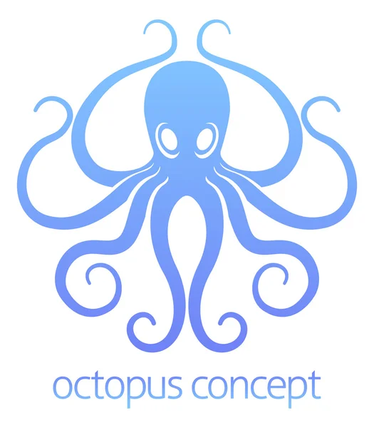 Octopus konceptdesign — Stock vektor