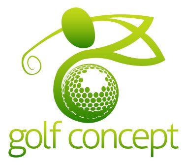 Golfçü simge tasarlamak