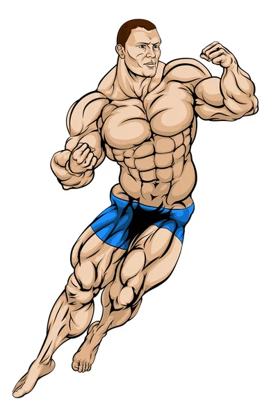 Running human anatomy vector — Stock Vector © dinictis #2869104